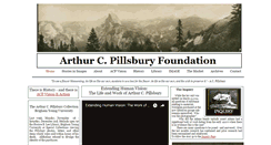 Desktop Screenshot of acpillsburyfoundation.org
